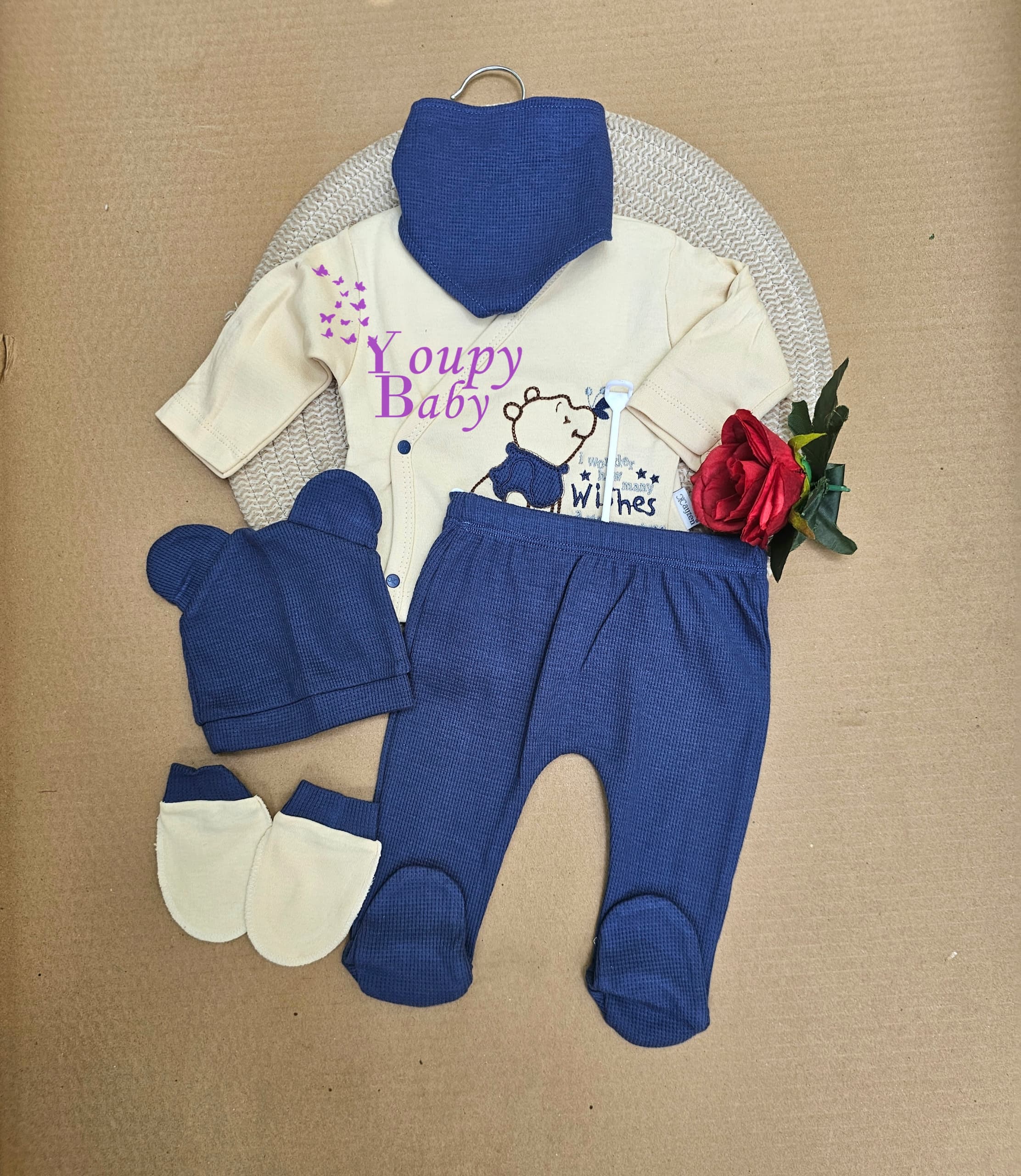 Ensemble naissance 5 pièces Garçon