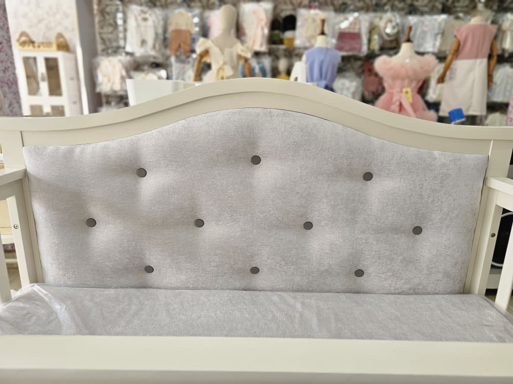 Lit bébé en bois massif+Matelas