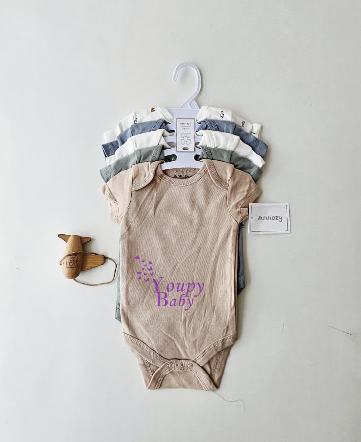 Lot de 5 bodys Garçon