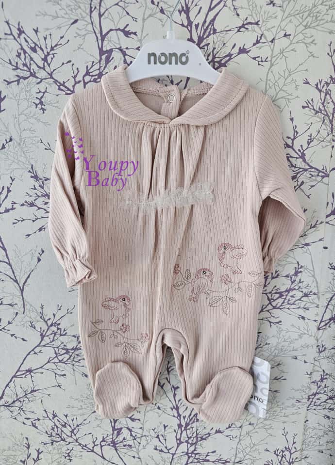 grenouillère à motifs d’oiseaux