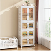 Armoire de rangement mobile et pliable