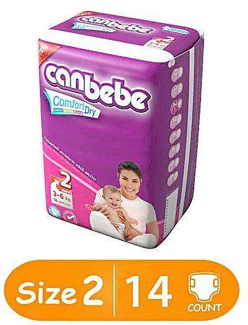 Canbebe Standard Mini -Taille 2 (3-6 KG) Lot de 14