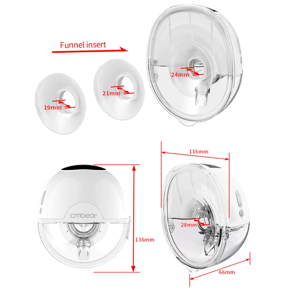 Tire-lait Automatique Portable Mains Libres cmbear